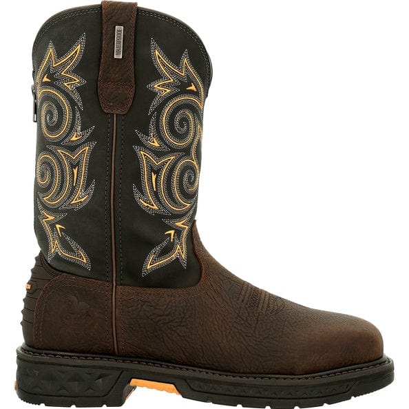 Georgia Boot Men's Carbo-Tec LT Brown and Black Steel Toe Work Boot GB00437 - Image 2