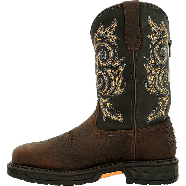 Georgia Boot Men's Carbo-Tec LT Brown and Black Steel Toe Work Boot GB00437 - Image 3