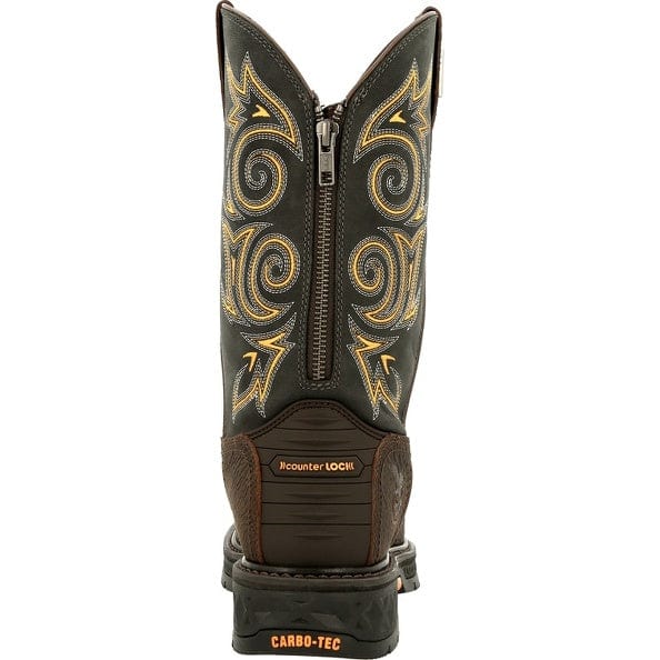 Georgia Boot Men's Carbo-Tec LT Brown and Black Steel Toe Work Boot GB00437 - Image 5