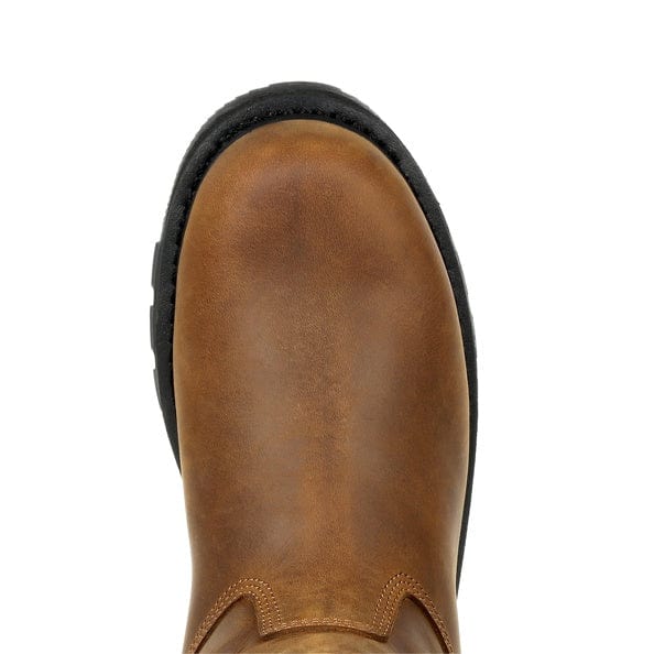 Georgia Boot Men's Carbo-Tec LTX Black and Brown Waterproof Composite Toe Pull on Work Boot GB00394 - Image 6