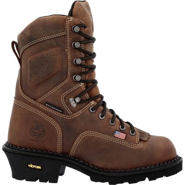 Georgia Boot Men's Crazy Horse USA Logger Composite Toe Waterproof Work Boot GB00540 - Image 2