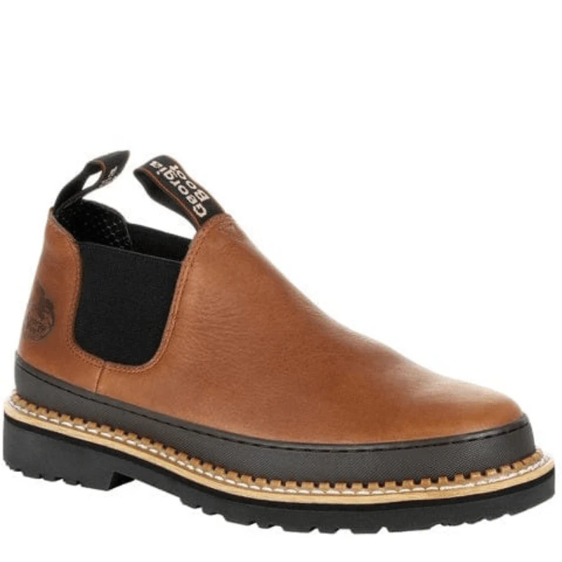 Georgia Boot Men's Georgia Giant Revamp Brown Romeo Moc Toe Shoe GB00320