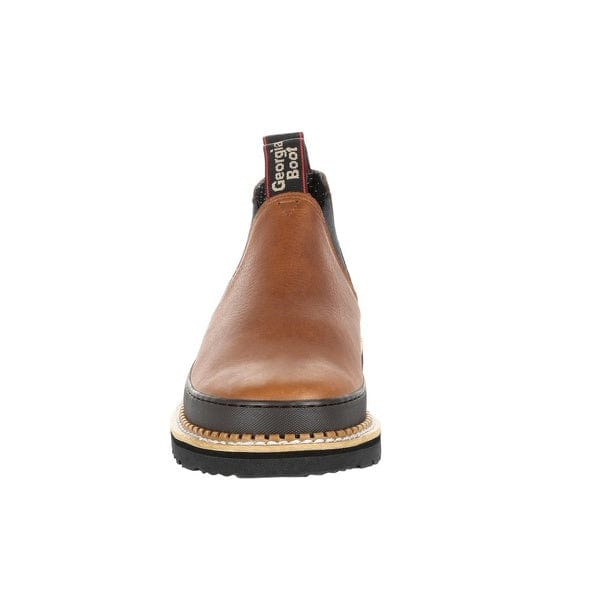 Georgia Boot Men's Georgia Giant Revamp Brown Romeo Moc Toe Shoe GB00320 - Image 4