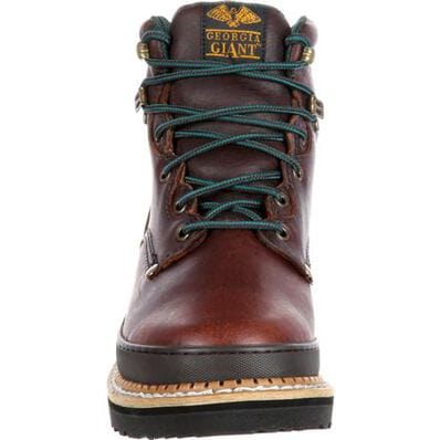 Georgia Boot Men's Brown Giant Lace-Up Mahogany Work Boots G6274 - Image 5