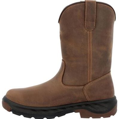 Georgia Boot Men's OT Brown Waterproof Pull On Work Boots GB00523 - Image 3