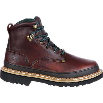 Georgia Boot Men's Oxblood Giant Steel Toe Lace-Up Work Boots G6374 - Image 2