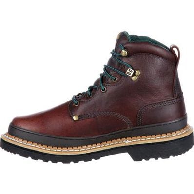Georgia Boot Men's Oxblood Giant Steel Toe Lace-Up Work Boots G6374 - Image 3