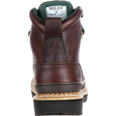 Georgia Boot Men's Oxblood Giant Steel Toe Lace-Up Work Boots G6374 - Image 6