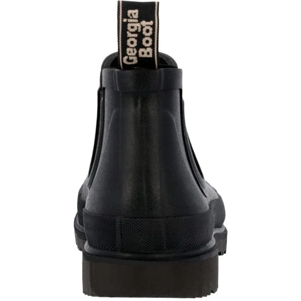 Georgia Boot Men's Romeo Black Waterproof Rubber Shoe GB00601 - Image 6