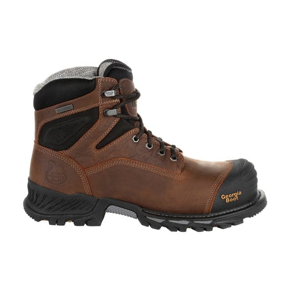 Georgia Boot Men's Rumbler Black and Brown Composite Toe Waterproof Work Boot GB00284 - Image 2