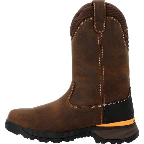 Georgia Boot Men's Wellington Brown TBD Waterproof Work Boot GB00598 - Image 3