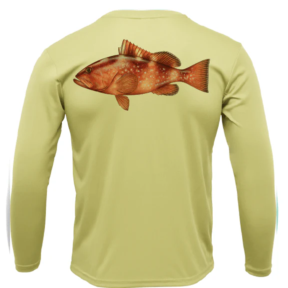 Grouper Long Sleeve UPF 50+ Dry-Fit Shirt