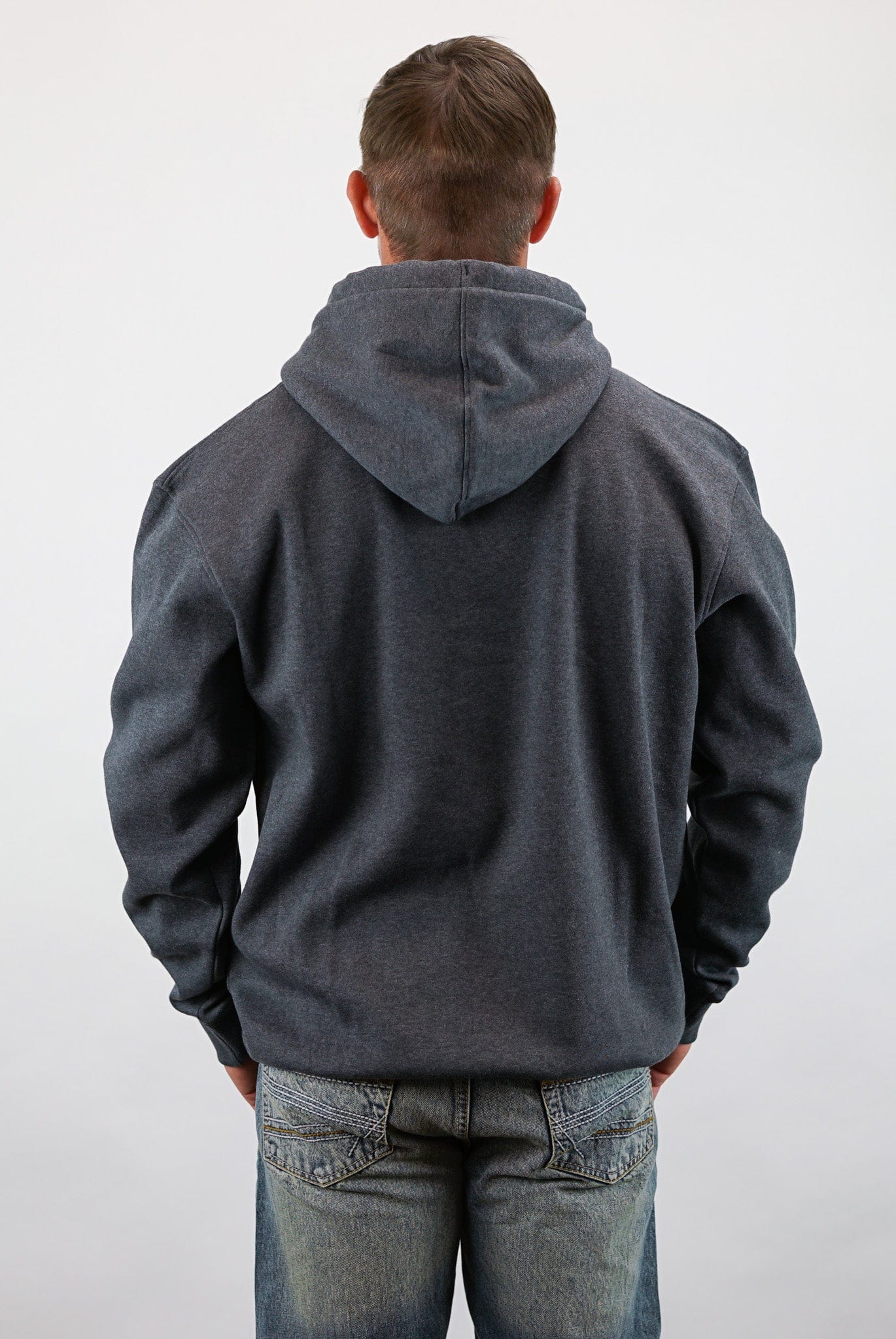 Hoodie, Drover Logo -Graphite Color - Image 3