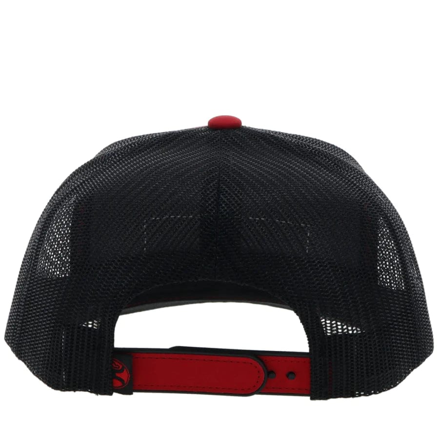Hooey Men's Lock Up Red & Black Snapback Ball Cap 2313T-RDBK - Image 4