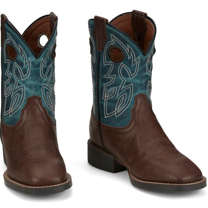 Justin Bowline Junior Kid's Western Boot JK7524 - Image 4