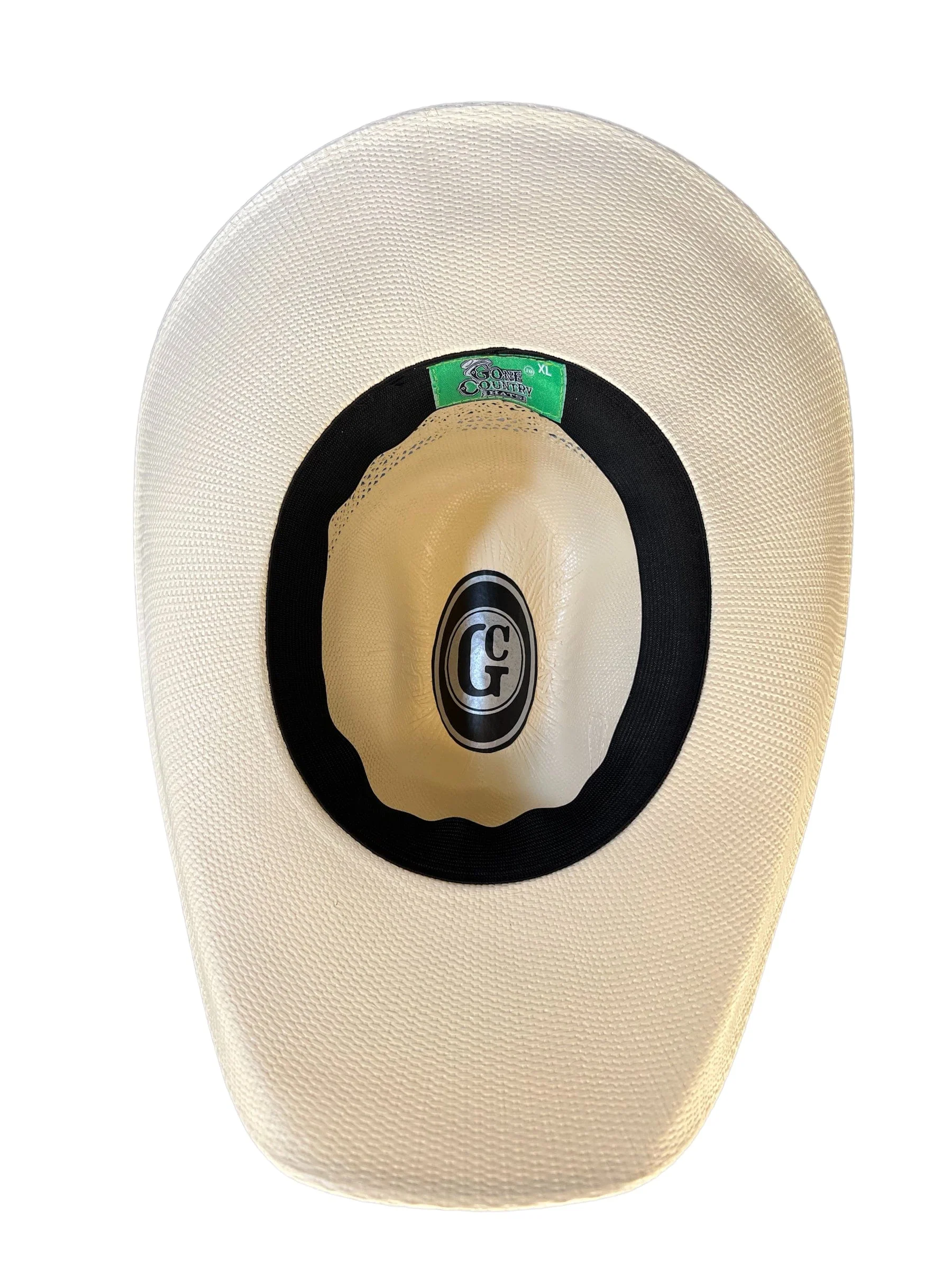 Gone Country Justin Ivory - Straw Bangora Cowboy Hat - Image 2