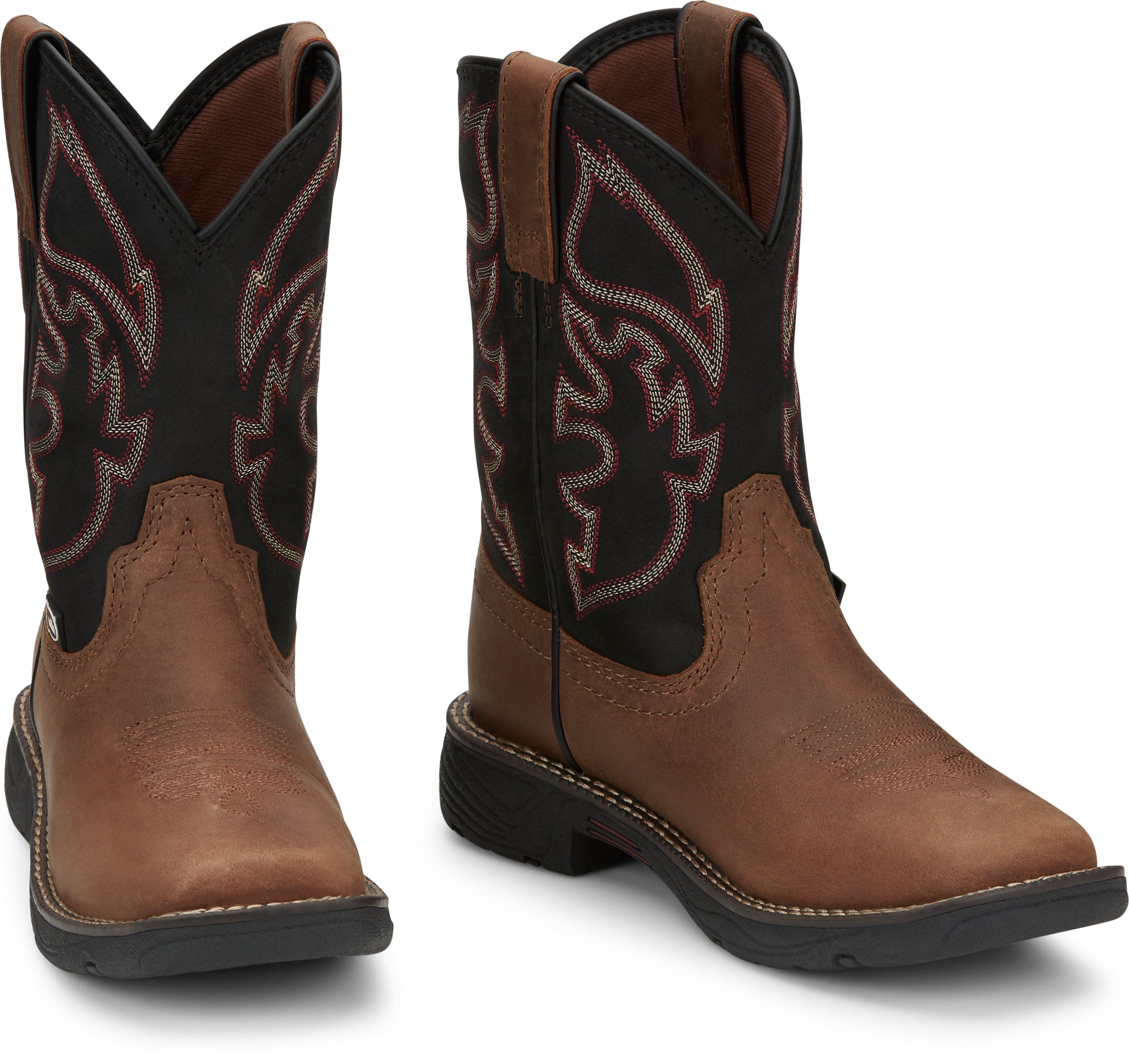 Justin Kids Rush Junior Western Boots JK4337 - Image 9