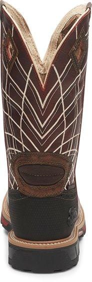 Justin Men’s Derrickman Ostrich Print Comp Toe Work Boots SE4835 - Image 6