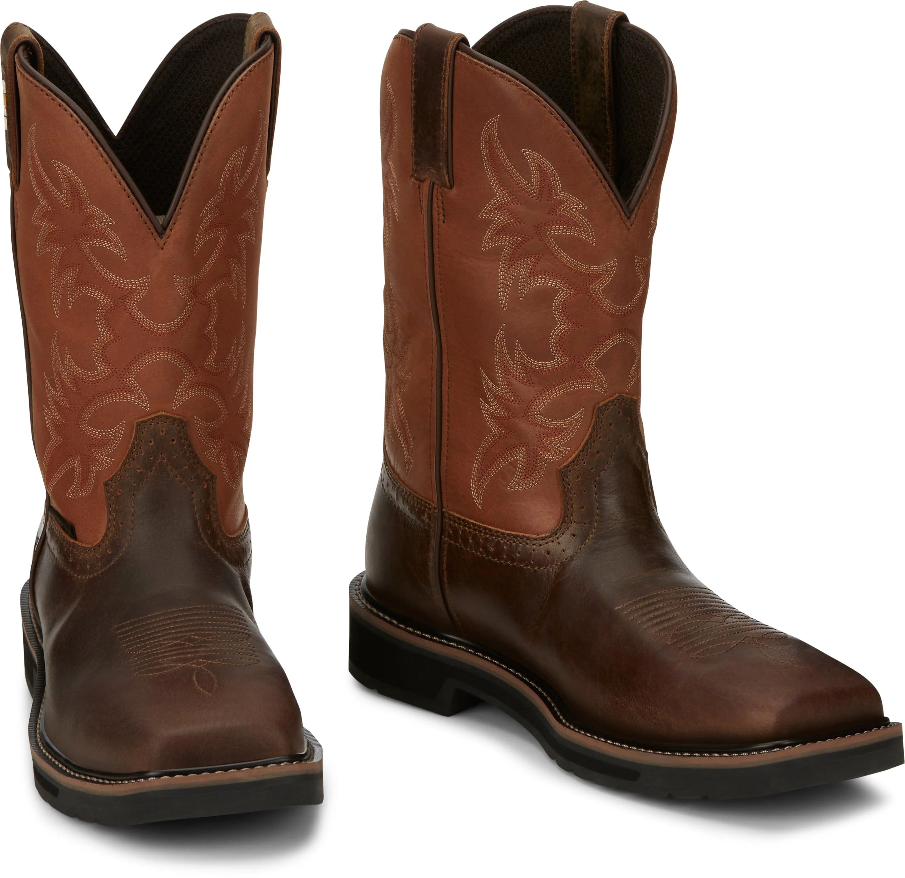 Justin Men's Actuator Brown Composite Toe Static Dissipative Work Boot SE4300 - Image 8