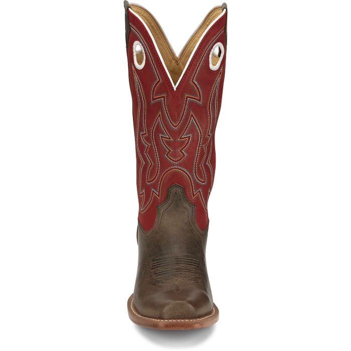 Justin Men's Ante Up Red Goat Western Boots FN7245 - Image 5