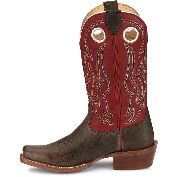 Justin Men's Ante Up Red Goat Western Boots FN7245 - Image 6