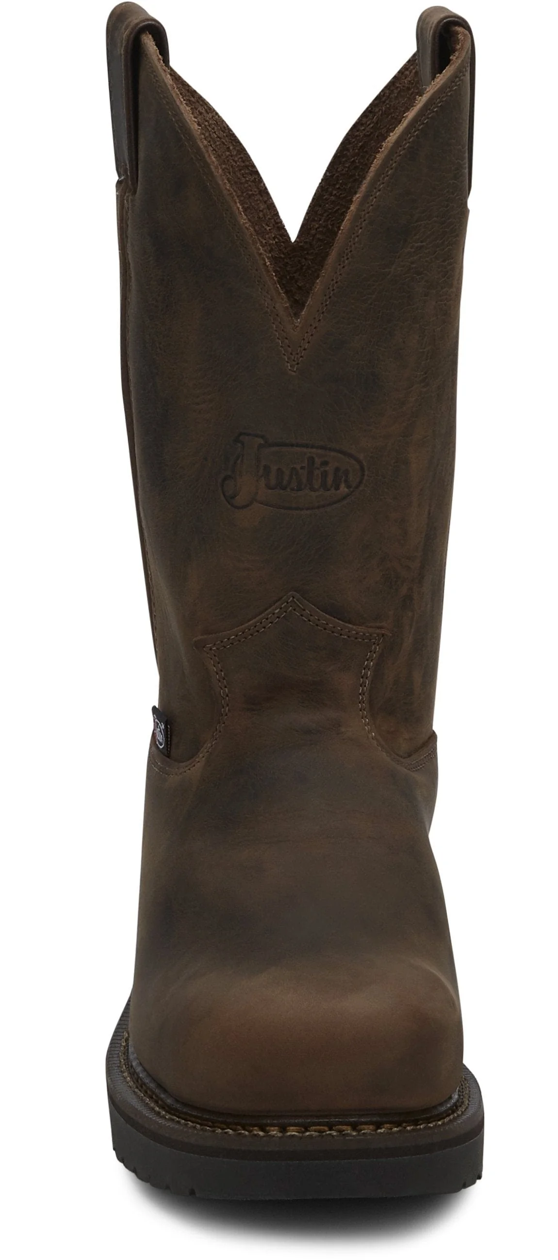 Justin Men's Balusters Bay Gaucho Brown Steel Toe Work Boots 4445 - Image 5