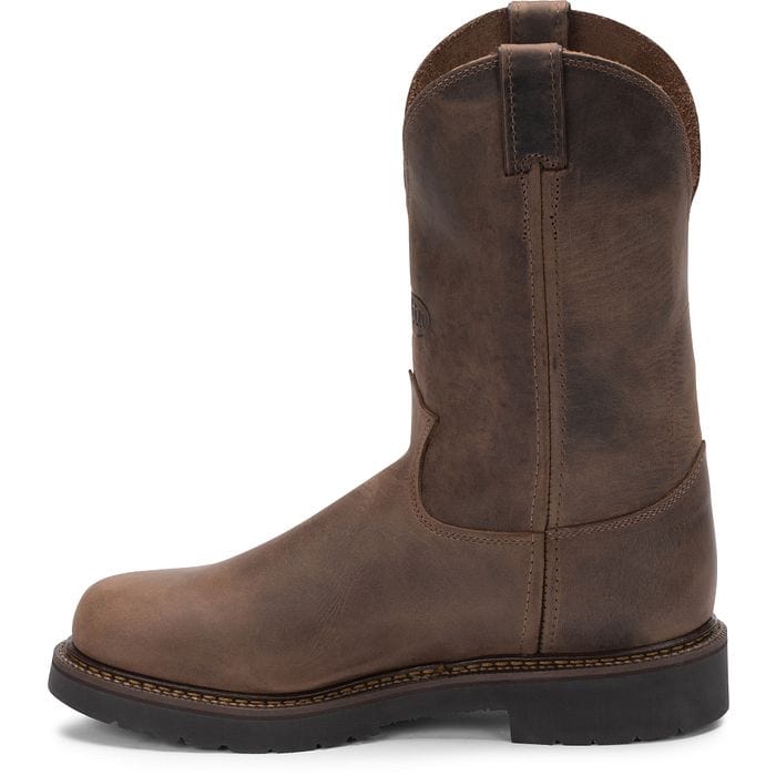 Justin Men's Balusters Bay Gaucho Brown Work Boots 4444 - Image 4