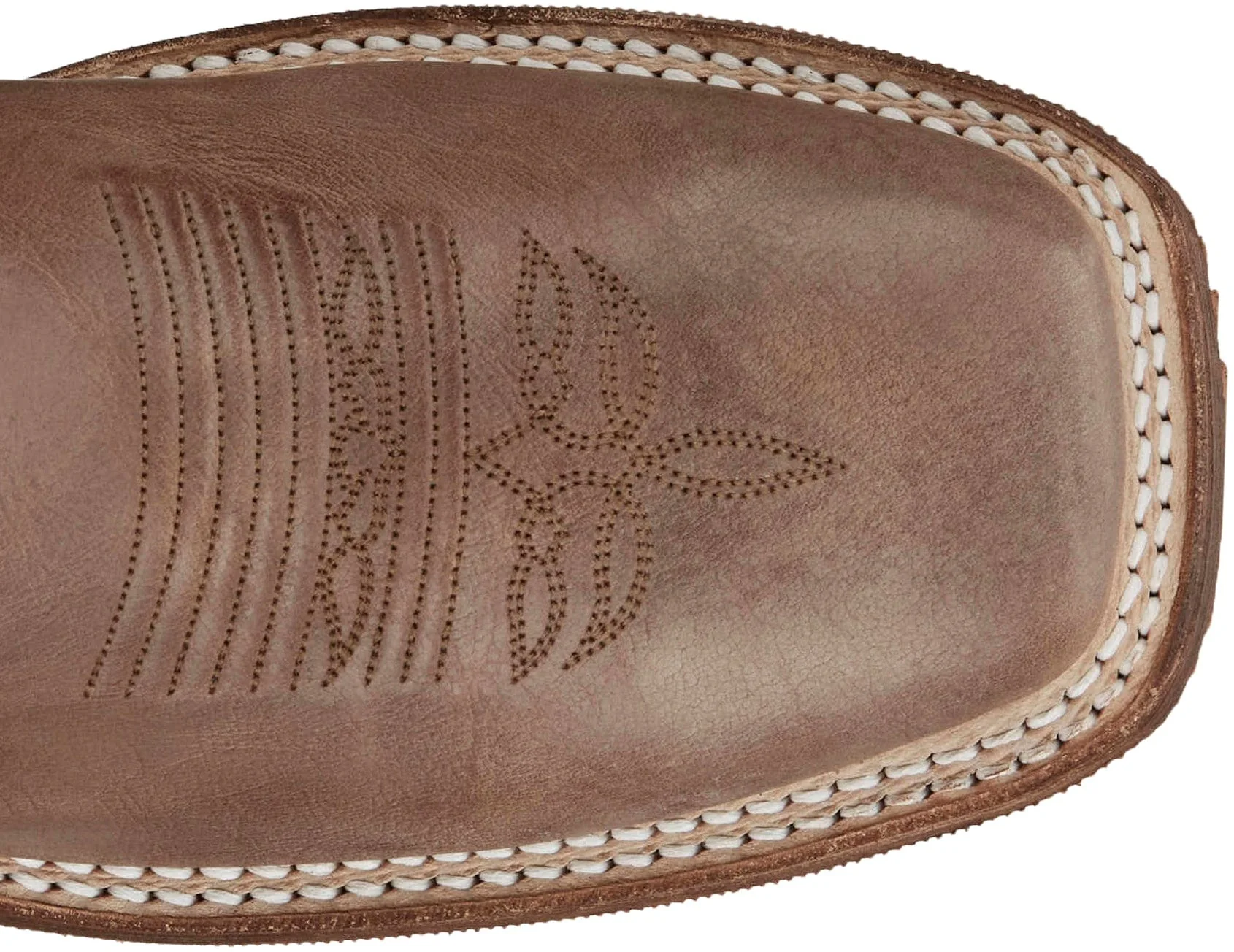 Justin Men's Bent Rail Caddo Tan Square Toe Western Boots BR744 - Image 5