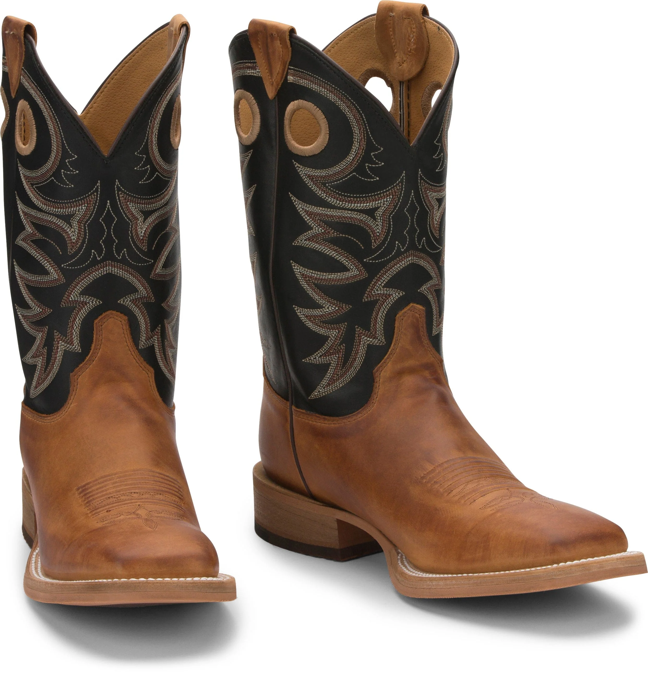 Justin Men's Bent Rail Caddo Copper Brown Western Boots BR740 - Image 6