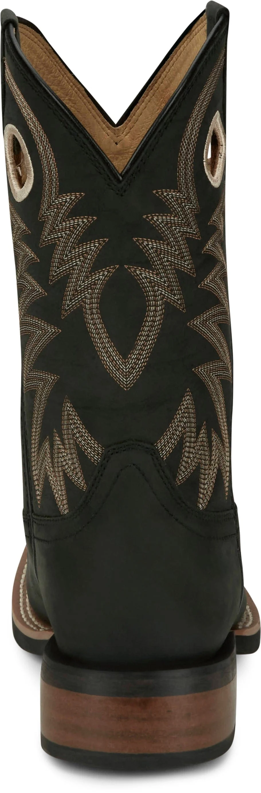 Justin Men's Black Frontier Show Stopper Western Boots FN7122 - Image 7