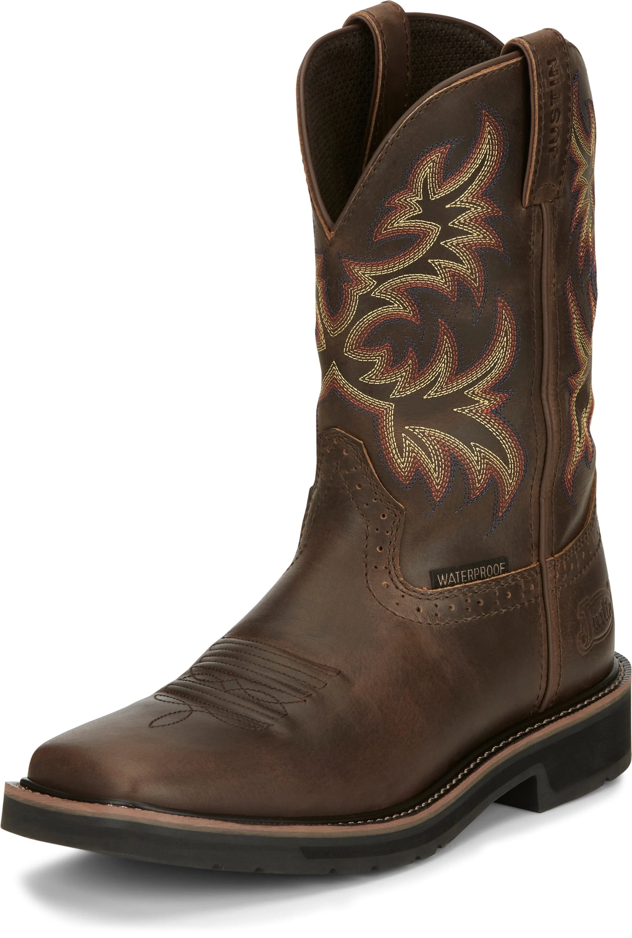 Justin Men's Brown Driller Waterproof Work Boot SE4689 - Image 2