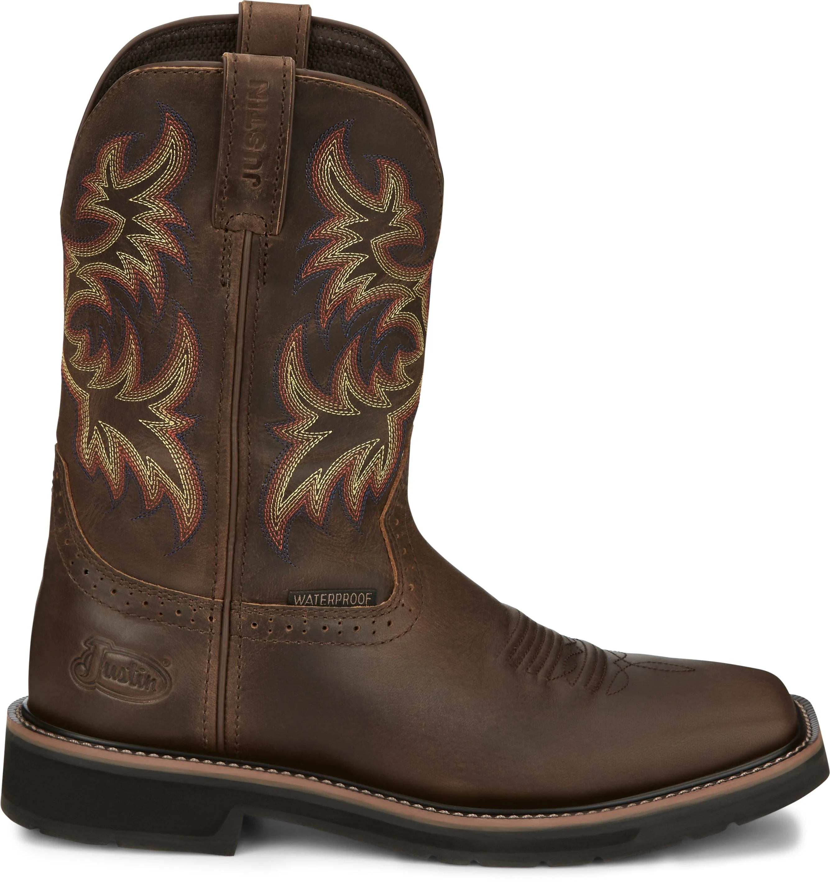 Justin Men's Brown Driller Waterproof Work Boot SE4689 - Image 4