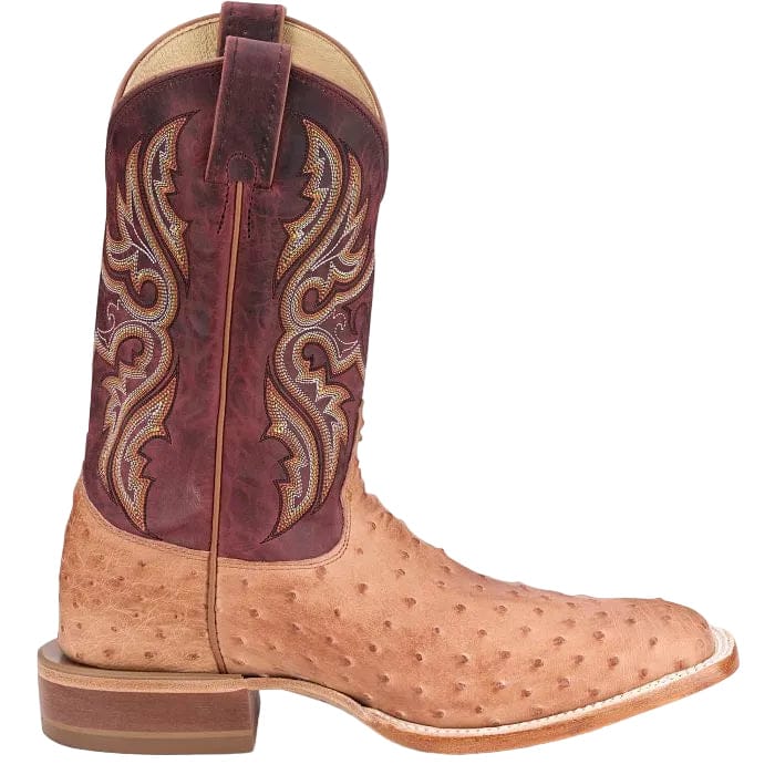 Justin Men's Cognac Vintage Moseley Full Quill Ostrich Exotic Boots JE5170 - Image 2
