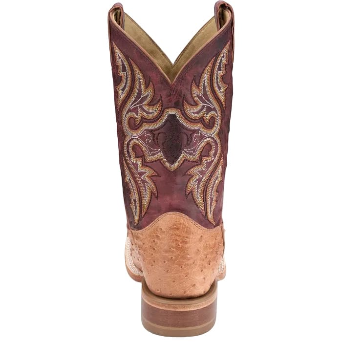 Justin Men's Cognac Vintage Moseley Full Quill Ostrich Exotic Boots JE5170 - Image 3