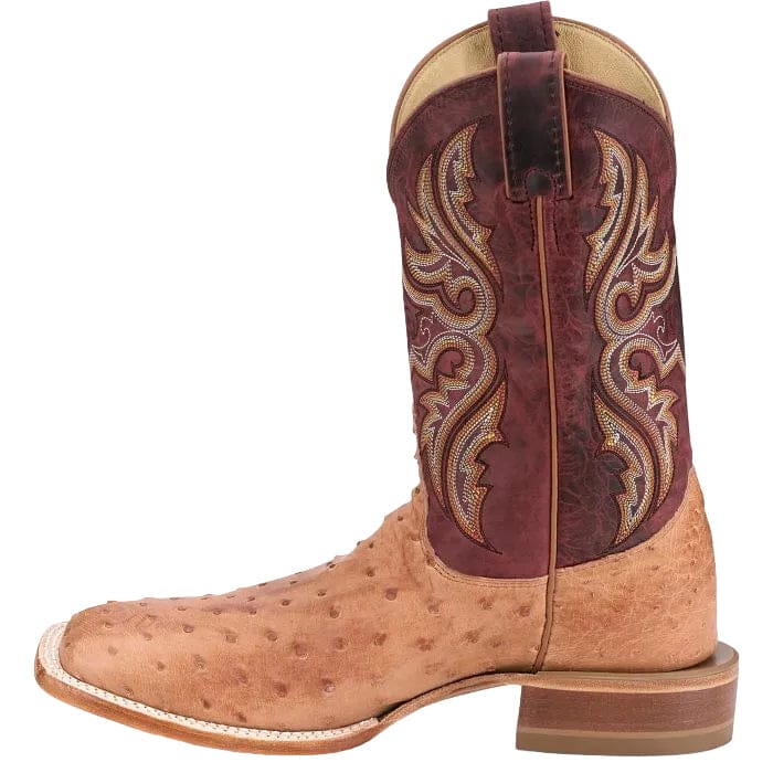 Justin Men's Cognac Vintage Moseley Full Quill Ostrich Exotic Boots JE5170 - Image 4