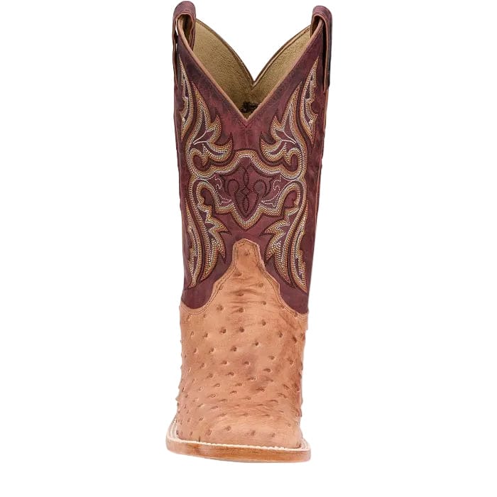 Justin Men's Cognac Vintage Moseley Full Quill Ostrich Exotic Boots JE5170 - Image 5