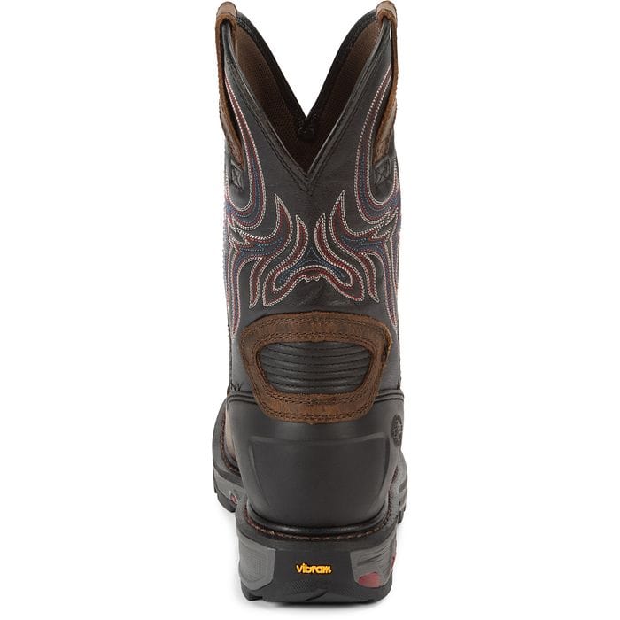 Justin Men's Commander-X5 Tanker Black Steel Toe Work Boots WK2104 - Image 6