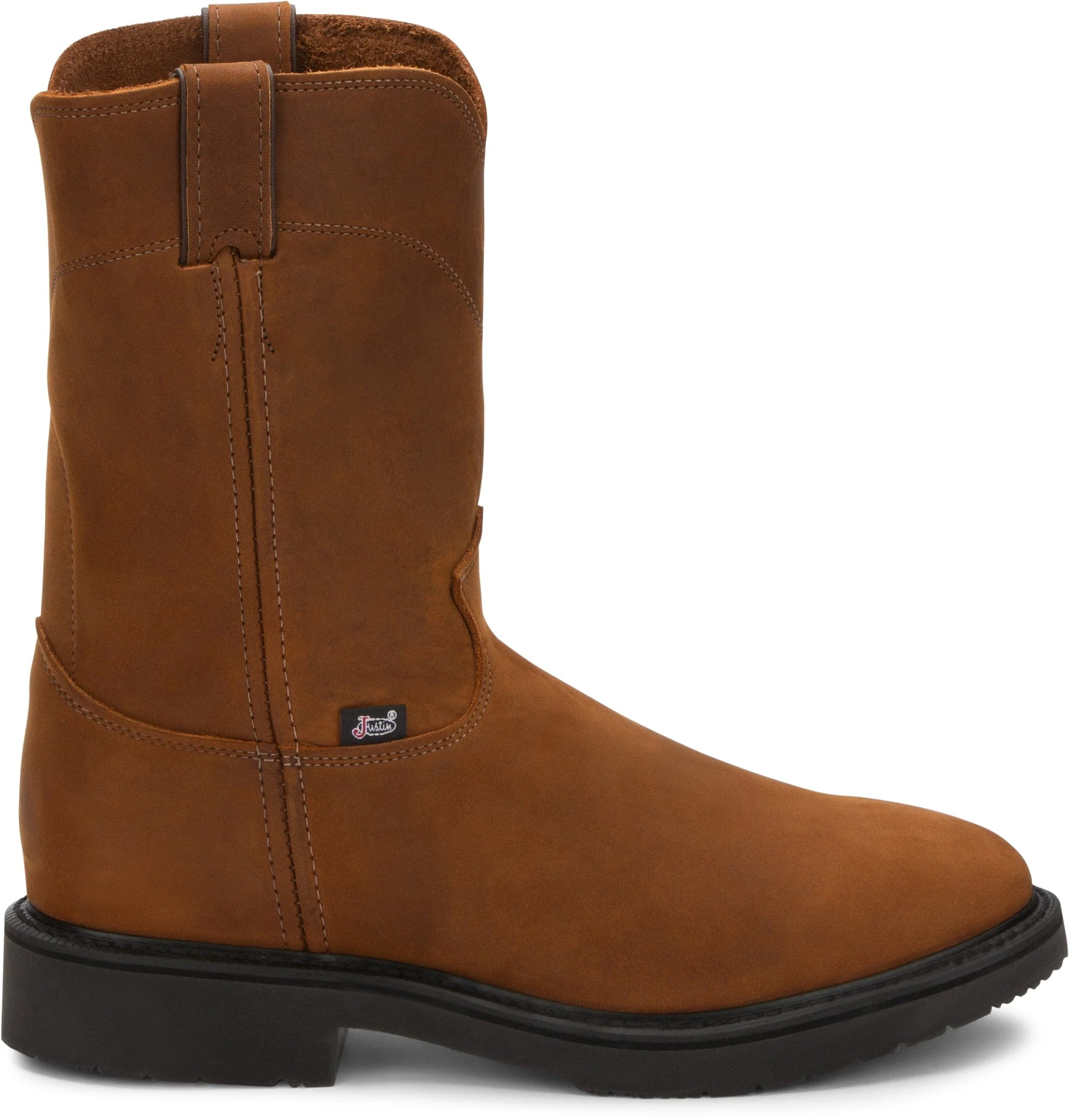 Justin Men's Conductor Hazel Brown Round Toe Work Boots 4760 - Image 2