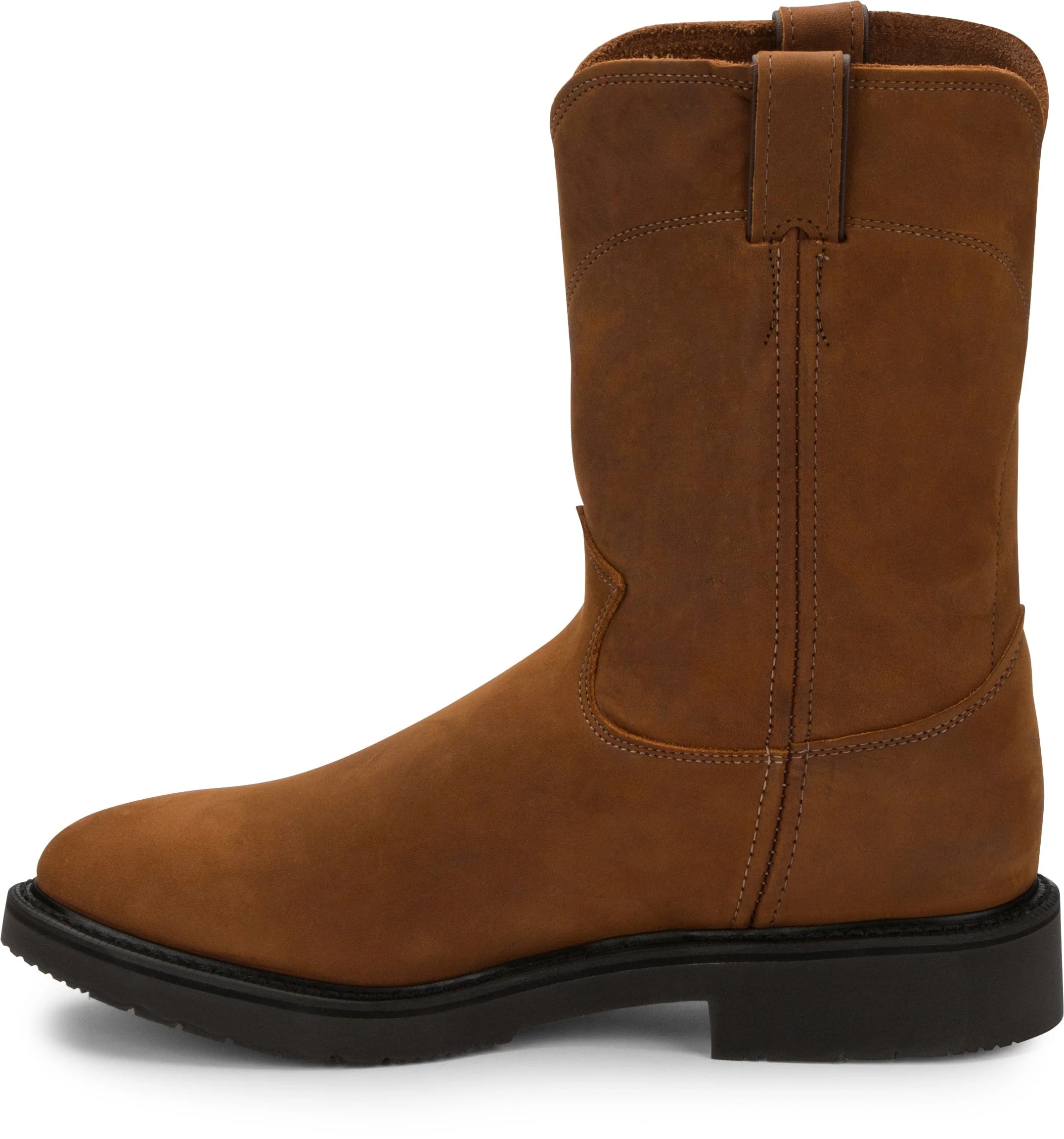 Justin Men's Conductor Hazel Brown Round Toe Work Boots 4760 - Image 3