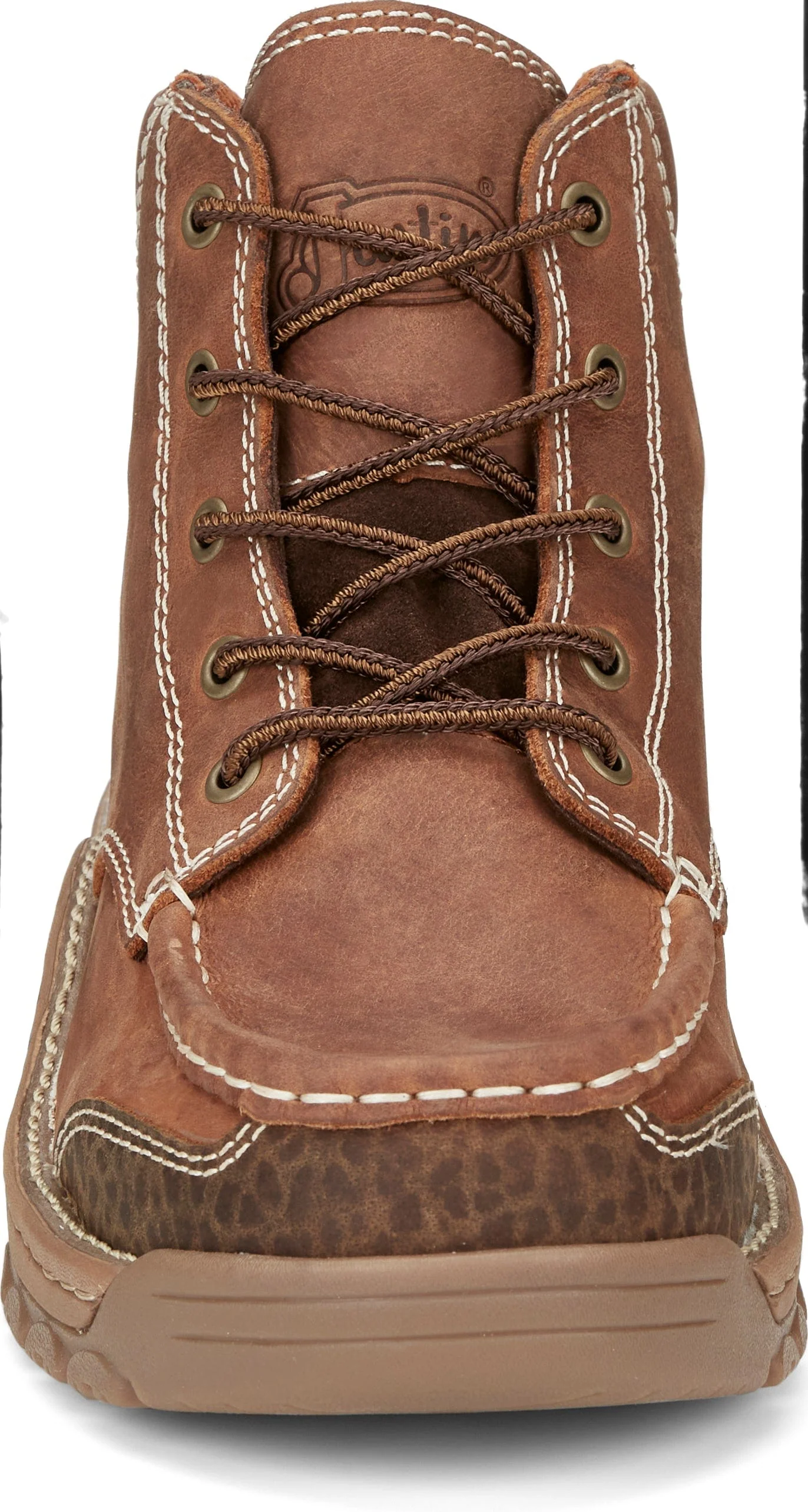 Justin Men's Stampede Corbett Waterproof Barley Brown Work Boots SE252 - Image 6