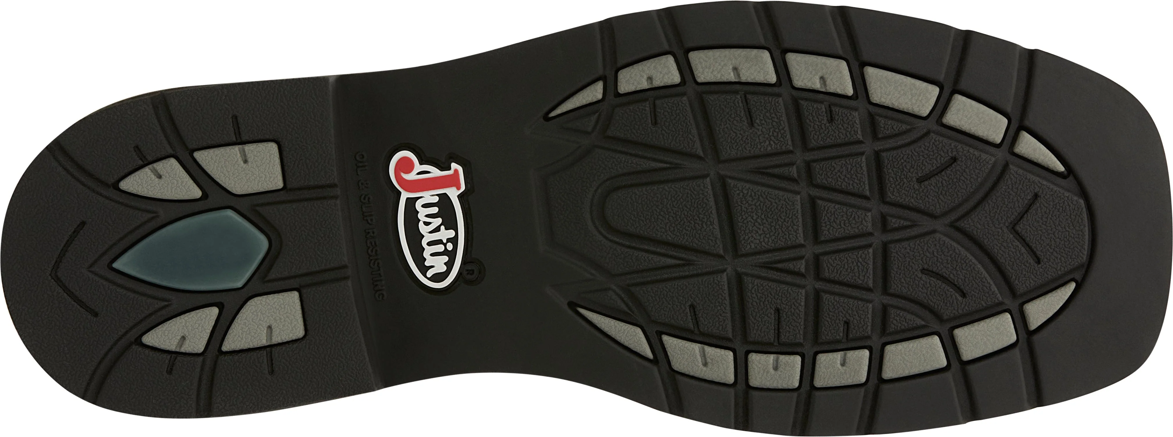 Justin Men's Stampede Driller Dark Brown Steel Toe Work Boots SE4682 - Image 5