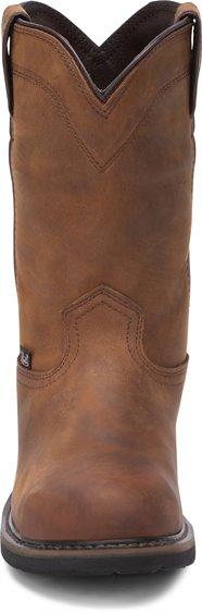 Justin Men's Drywall Whiskey Brown Steel Toe Waterproof Work Boots SE4961 - Image 5