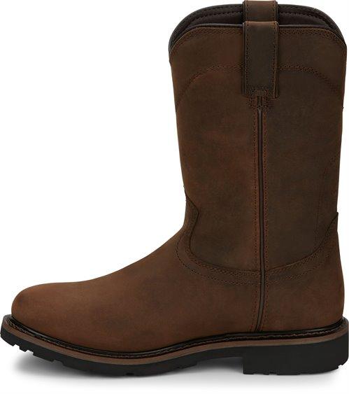Justin Men's Drywall Whiskey Brown Waterproof Work Boots SE4960 - Image 3