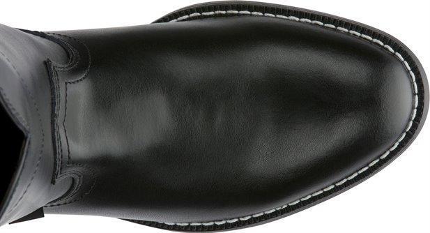 Justin Men's Farm & Ranch Temple Black Round Toe Roper Boots JB3000 - Image 4