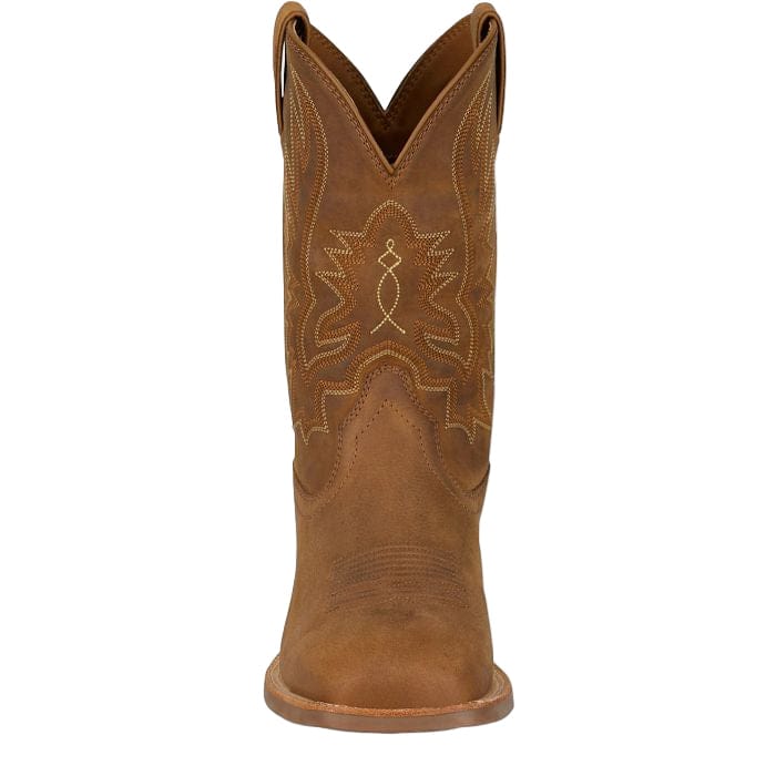 Justin Men's Chestnut Brown Rustle Western Boots OL7331 - Image 4