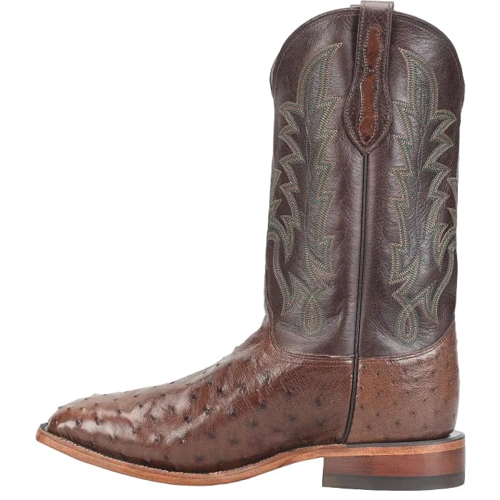 Justin Men's Kango Tobac Brown Rancher Ostrich Exotic Cowboy Boots GR5334 - Image 3