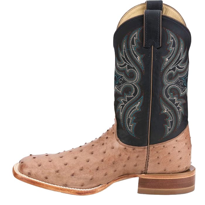 Justin Men's Moseley Coffee Brown Full Quill Ostrich Boots JE5172 - Image 8