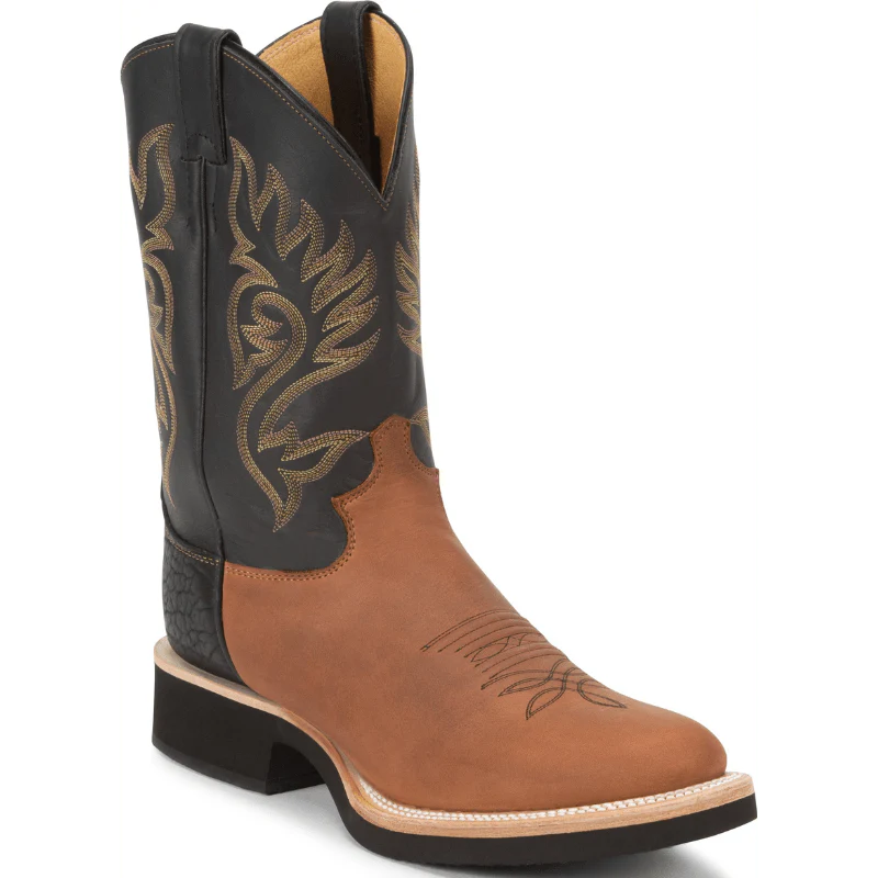 Justin Men's Paluxy Tekno Crepe Brown Western Boots 5008