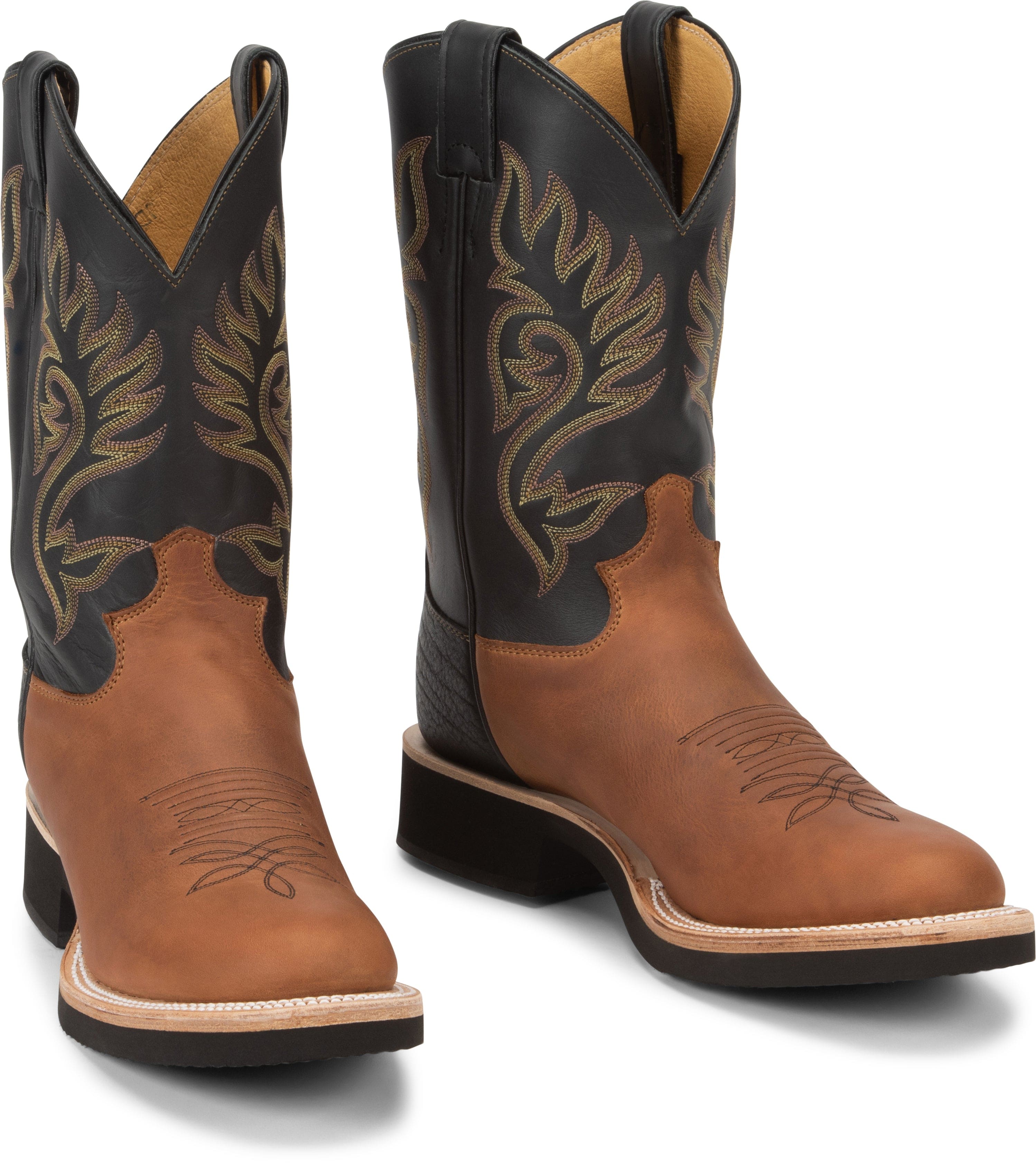 Justin Men's Paluxy Tekno Crepe Brown Western Boots 5008 - Image 8