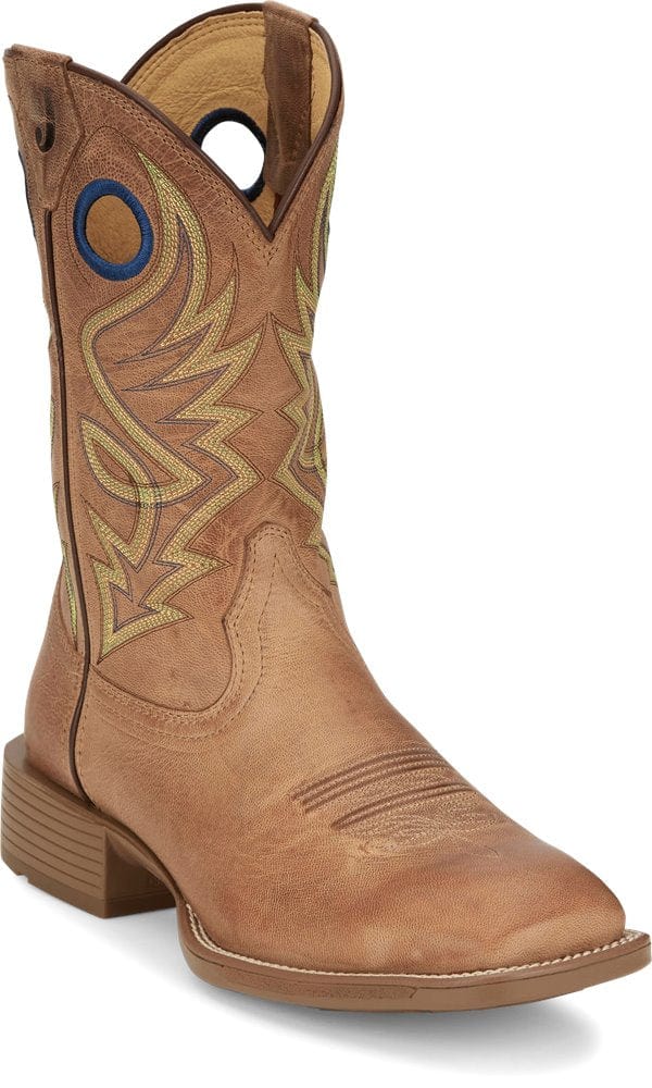 Justin Men's Pickett Light Oak Western Boots UN7150
